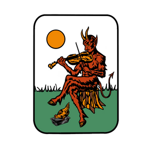 Devil's Golden Fiddle Sticker